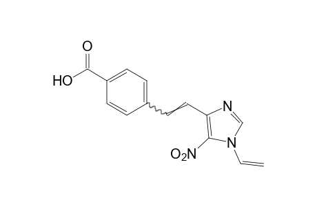 p-[2-(5-nitro-1-vinylimidazol-4-yl)vinyl]benzoic acid