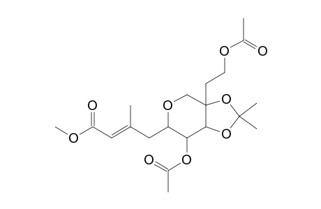 4-[7-ACETOXY-3A-(2-ACETOXYETHYL)-2,2-DIMETHYLTETRAHYDRO[1,3]DIOXOLO[4,5-c]PYRAN-6-YL]-3-METHY-BUT-2-ENOIC ACID, METHYL ESTER