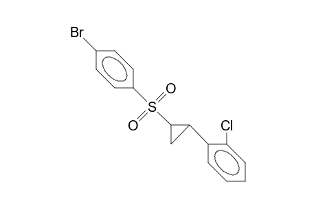 trans-4-Bromo-phenyl 2-(2-chloro-phenyl)-cyclopropyl sulfone