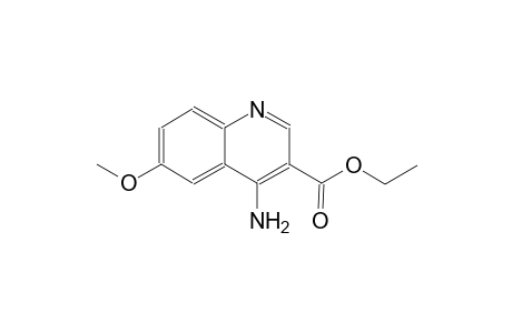 3-quinolinecarboxylic acid, 4-amino-6-methoxy-, ethyl ester