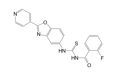 thiourea, N-(2-fluorobenzoyl)-N'-[2-(4-pyridinyl)-5-benzoxazolyl]-