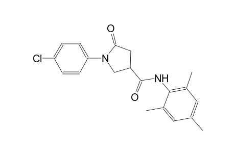3-pyrrolidinecarboxamide, 1-(4-chlorophenyl)-5-oxo-N-(2,4,6-trimethylphenyl)-