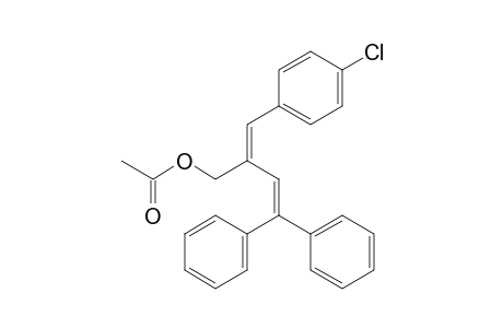 (E)-1,1-Diphenyl-4-(p-chlorophenyl)-3(acetyloxymethyl)buta-1,3-diene