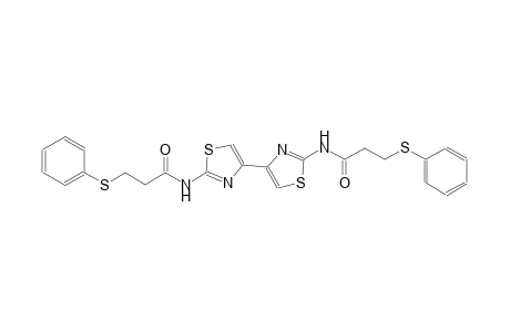 N,N'-([4,4'-bithiazole]-2,2'-diyl)bis(3-(phenylthio)propanamide)