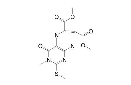 6-AMINO-5-(1,2-(E)-DICARBOMETHOXYVINYL)-AMINO-3-METHYL-2-METHYLTHIOPYRIMIDIN-4(3H)-ONE