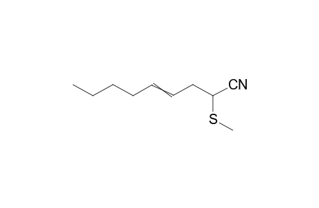 2-Methylthio-4-nonenenitrile