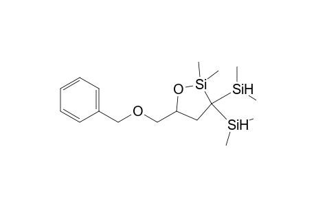 3,3-Bis(dimethylsilyl)-2,2-dimethyl-5-benzyloxymethyl-1-oxa-2-silacyclopentane