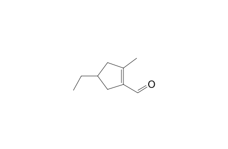 4-ethyl-2-methylcyclopentene-1-carbaldehyde