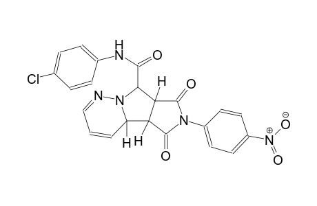 (4aR,4bS,7aR,8S)-N-(4-chlorophenyl)-6-(4-nitrophenyl)-5,7-dioxo-4b,5,6,7,7a,8-hexahydro-4aH-pyrrolo[3',4':3,4]pyrrolo[1,2-b]pyridazine-8-carboxamide
