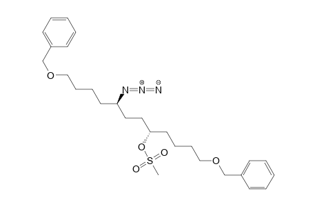 5-Dodecanol, 8-azido-1,12-bis(phenylmethoxy)-, methanesulfonate(ester), [S-(R*,S*)]-