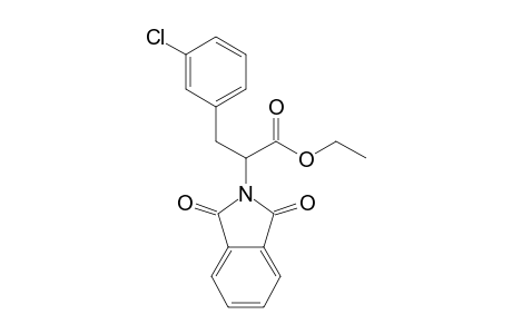 3-(3-chlorophenyl)-2-(1,3-dioxo-2-isoindolyl)propanoic acid ethyl ester