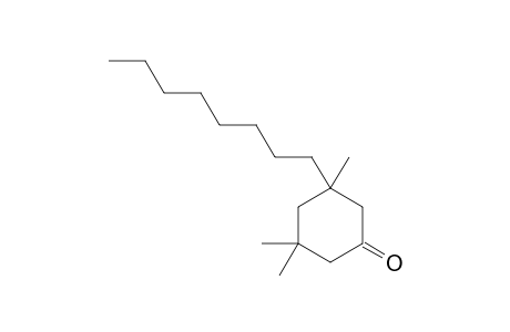 Cyclohexanone, 5-octyl-3,3,5-trimethyl-