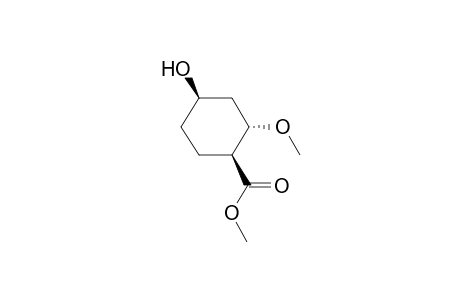 (1S,2S,4R)-4-hydroxy-2-methoxy-1-cyclohexanecarboxylic acid methyl ester