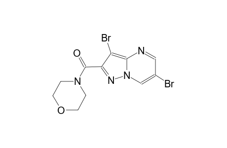 3,6-dibromo-2-(4-morpholinylcarbonyl)pyrazolo[1,5-a]pyrimidine