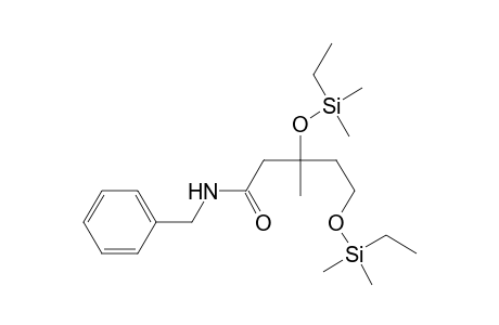 3,5-bis(dimethylethylsilyloxy)-3-methyl-N-benzylpentanamide