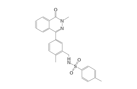 4-methyl-N-[2-methyl-5-(3-methyl-4-oxo-3,4-dihydro-1-phthalazinyl)benzyl]benzenesulfonamide