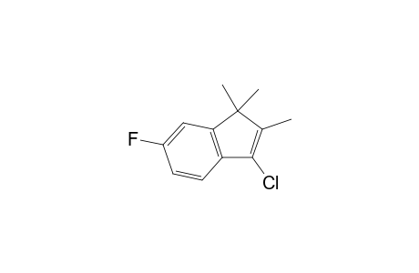 3-Chloranyl-6-fluoranyl-1,1,2-trimethyl-indene