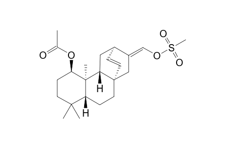 (E)-ent-1.beta.-Acetoxy-17-mesyloxyatis-13,16-diene