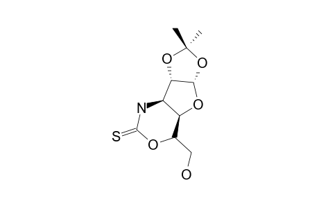 (5S,6R)-(6-HYDROXYMETHYL)-(3-DEOXY-1,2-O-ISOPROPYLIDENE-BETA-L-THREO-FURANOSO)-[3,4-D]-TETRAHYDRO-1,3-OXAZIN-2-THIONE