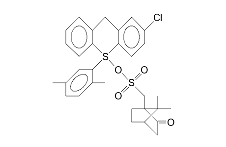 2-Chloro-10-(2,5-dimethyl-phenyl)-10-thio-xanthenium (+)-camphor-10-sulfonate
