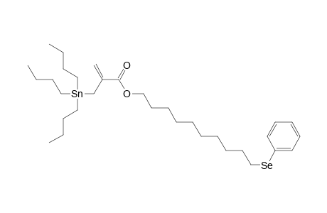 10-Phenylselenodecyl 2-(tri-n-butylstannylmethyl)propenoate