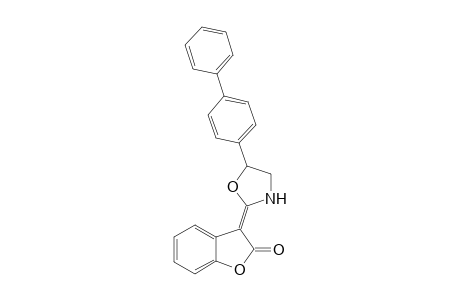 3-[4'-(4",4"'-Biphenyl)-1',3'-oxazolidin-2'-ylidene]-2-coumaranone