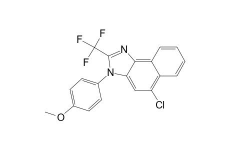 5-chloranyl-3-(4-methoxyphenyl)-2-(trifluoromethyl)benzo[e]benzimidazole