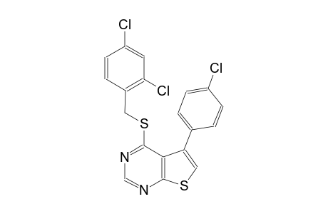 5-(4-chlorophenyl)-4-[(2,4-dichlorobenzyl)sulfanyl]thieno[2,3-d]pyrimidine