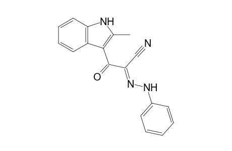 3-(2-methyl-1H-indol-3-yl)-3-oxo-2-(phenylhydrazono)propanenitrile