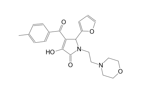5-(2-furyl)-3-hydroxy-4-(4-methylbenzoyl)-1-[2-(4-morpholinyl)ethyl]-1,5-dihydro-2H-pyrrol-2-one