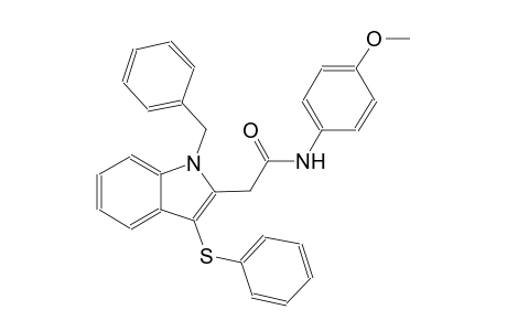 1H-indole-2-acetamide, N-(4-methoxyphenyl)-1-(phenylmethyl)-3-(phenylthio)-