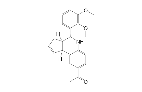 ethanone, 1-[(3aS,4R,9bR)-4-(2,3-dimethoxyphenyl)-3a,4,5,9b-tetrahydro-3H-cyclopenta[c]quinolin-8-yl]-