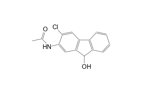 N-(3-chloro-9-hydroxy-9H-fluoren-2-yl)acetamide