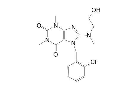 7-(2-chlorobenzyl)-8-[(2-hydroxyethyl)(methyl)amino]-1,3-dimethyl-3,7-dihydro-1H-purine-2,6-dione