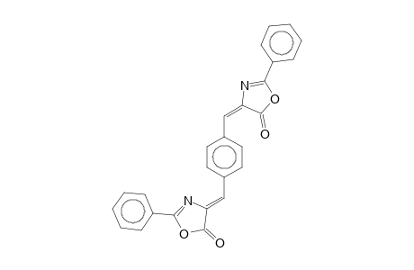 1,4-Bis[5(4H)-oxo-2-phenyloxazol-4-ylidenemethyl]benzene