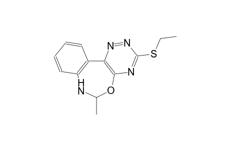 ethyl 6-methyl-6,7-dihydro[1,2,4]triazino[5,6-d][3,1]benzoxazepin-3-yl sulfide