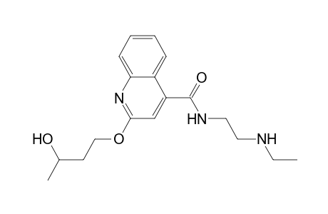 2-(3-Hydroxybutoxy)-n-(2-ethylaminoethyl)-4-quinolinecarboxamide