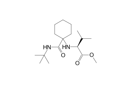 (2S)-2-[[1-(tert-butylcarbamoyl)cyclohexyl]amino]-3-methyl-butyric acid methyl ester