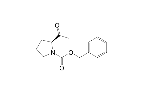 benzyl (2S)-2-acetyl-1-pyrrolidinecarboxylate