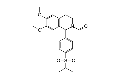 2-ACETYL-6,7-DIMETHOXY-1-[p-(ISOPROPYLSULFONYL)PHENYL]-1,2,3,4-TETRAHYDROISOQUINOLINE