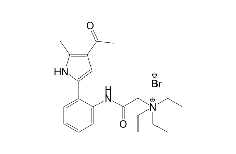 2-Methyl-3-acetyl-5-(2-triethylammoniumacetanilido)pyrrole bromide