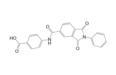 benzoic acid, 4-[[(2,3-dihydro-1,3-dioxo-2-phenyl-1H-isoindol-5-yl)carbonyl]amino]-