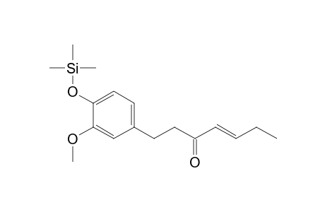 4-Hepten-3-one, 1-[3-methoxy-4-[(trimethylsilyl)oxy]phenyl]-