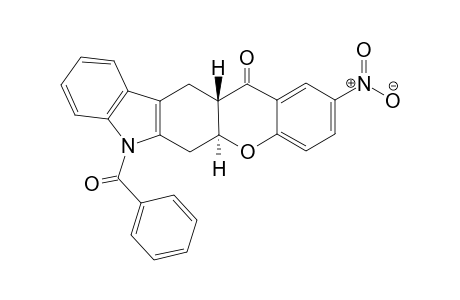 (5aS,12aS)-7-Benzoyl-2-nitro-6,7,12,12a-tetrahydrochromeno[2,3-b]carbazol-13(5aH)-one