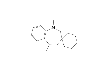 Spiro[1,5-Dimethylbenzo[f]2-azepine-3,1'-cyclohexane]