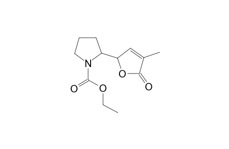 Ethyl 2,5-dihydro-4-methyl-5-oxo-2-furylpyrrolidine-1-carboxylate