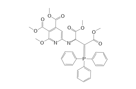 Dimethyl 6-[3-methoxy-1-(carbomethoxy)-3-oxo-2-(triphenyl-.lambda.5-phosphanylidene)-propylidene]amino-2-methoxy-3,4-pyridinedicarboxylate