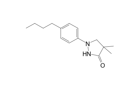 3-Pyrazolidinone, 1-(4-butylphenyl)-4,4-dimethyl-