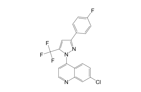 4-[3-(4-FLUOROPHENYL)-5,5,5-TRIFLUOROMETHYL-1H-PYRROL-1-YL]-7-CHLOROQUINOLINE