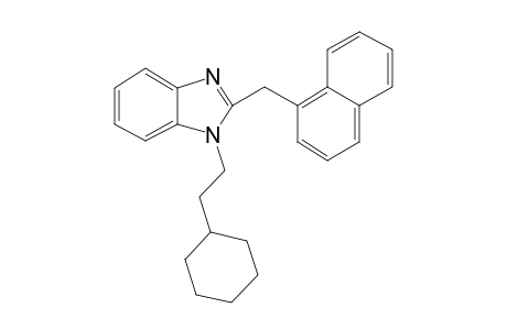 1-(2-cyclohexylethyl)-2-(1-naphthalenylmethyl)benzimidazole